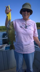 Fishing for Hybrid-Striper Skiatook Lake, Oklahoma Bonus Smallmouth Bass