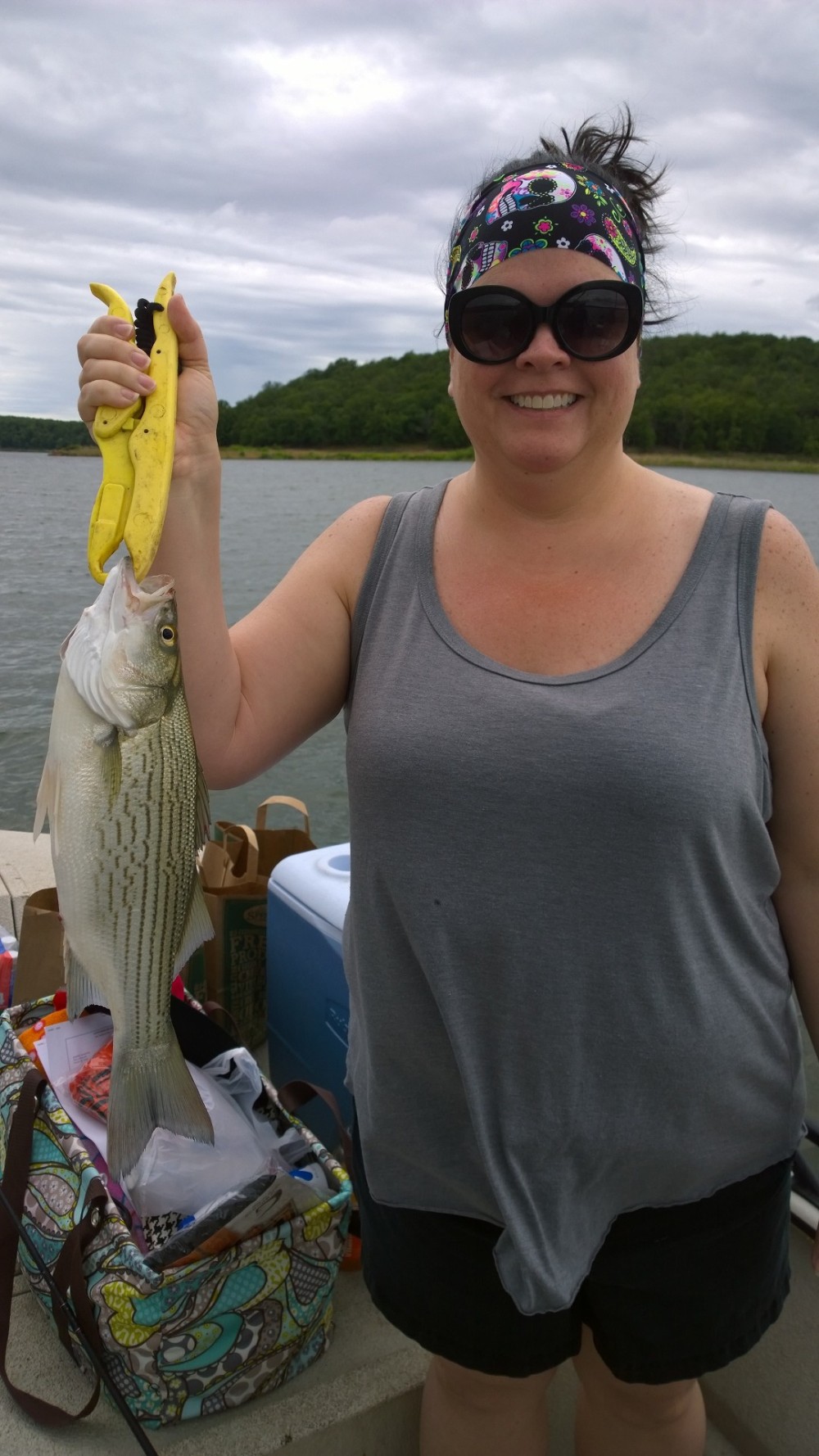 Skiatook Lake Oklahoma Hybrid Striper Lance's Fishing Guide Service (918) 6077357