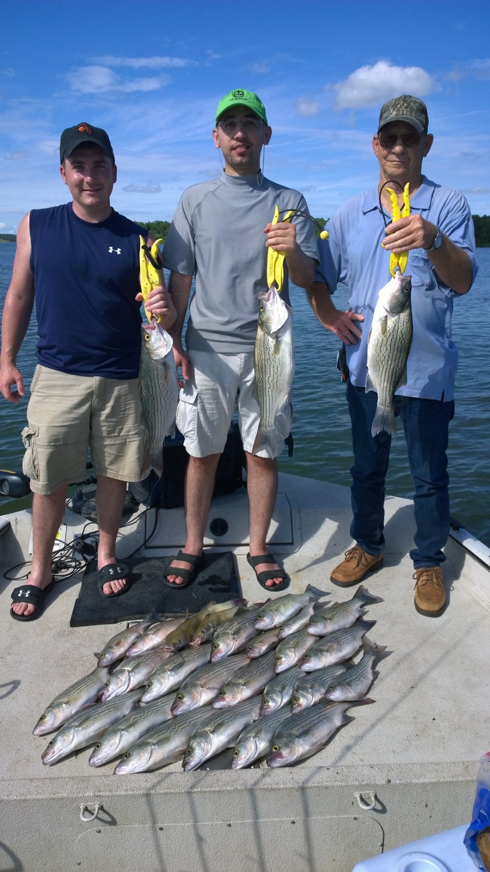 Skiatook Lake Oklahoma Hybrid Striper Lance's Fishing Guide Service