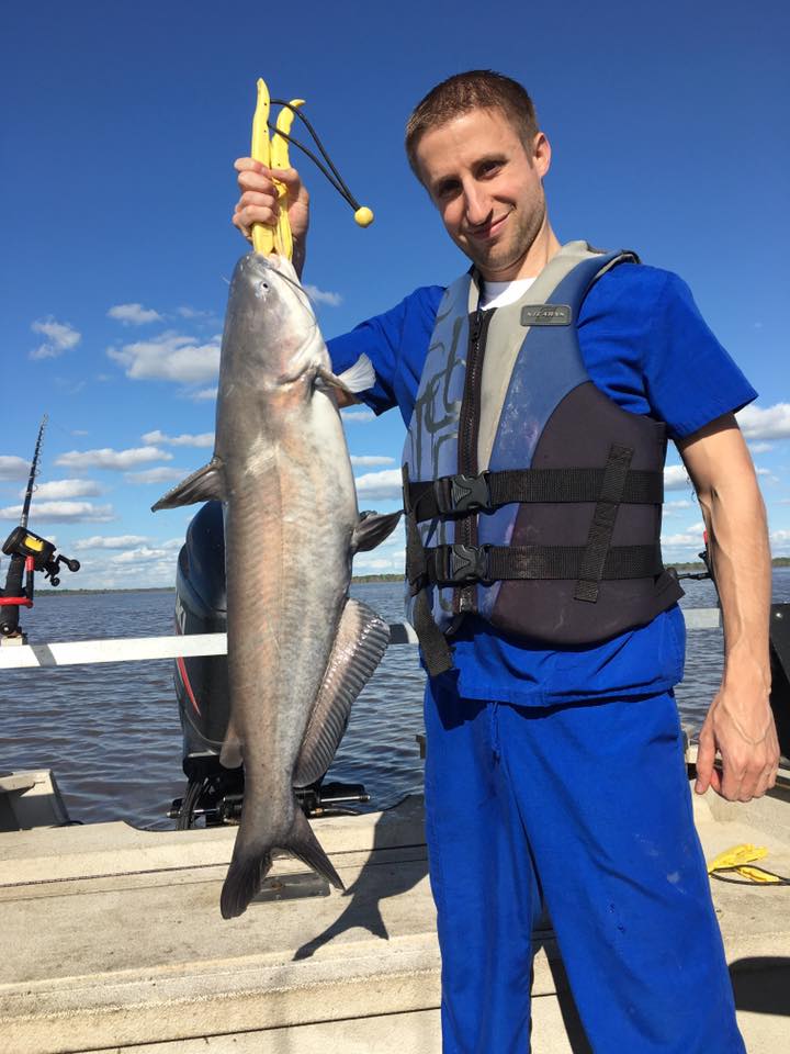 Oologah Lake blue catfish